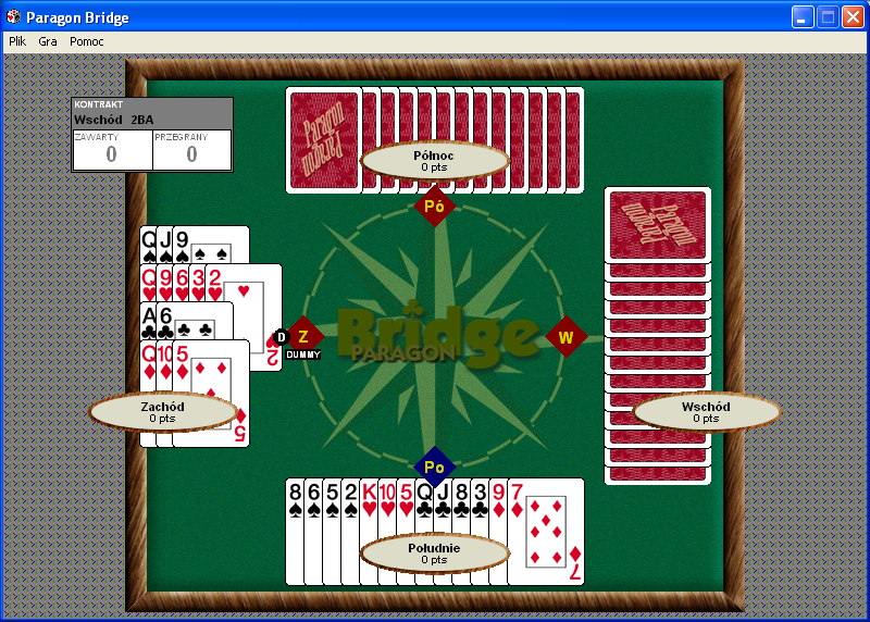 Paragon Bridge (Windows) screenshot: Game starts