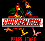 Chicken Run (Game Boy Color) screenshot: Title Screen