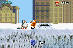 Screenshot of Madagascar: Operation Penguin (Game Boy Advance, 2005 ...