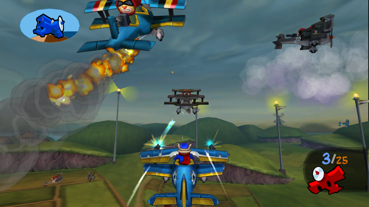 Sly 3: Honor Among Thieves (PlayStation 3) screenshot: Air battle