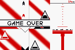 Digidrive (Game Boy Advance) screenshot: Game Over