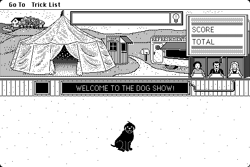 Puppy Love (Macintosh) screenshot: At the dog show