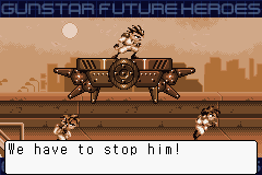 Gunstar Super Heroes (Game Boy Advance) screenshot: Intro