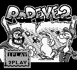 Popeye 2 (Game Boy) screenshot: Main Menu
