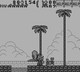 Popeye 2 (Game Boy) screenshot: Oh, crab!