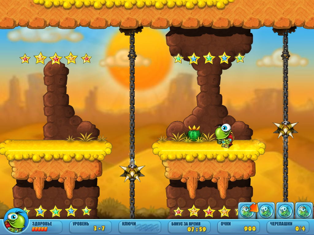 Screenshot of Turtix: Rescue Adventure (Windows, 2008) - MobyGames