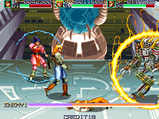 Night Slashers (Arcade) screenshot: Final boss