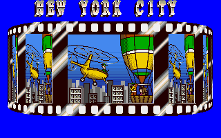 Yogi's Great Escape (Amiga) screenshot: New York City level
