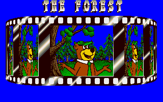 Yogi's Great Escape (Amiga) screenshot: The Forest level