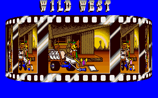Yogi's Great Escape (Amiga) screenshot: Wild West level