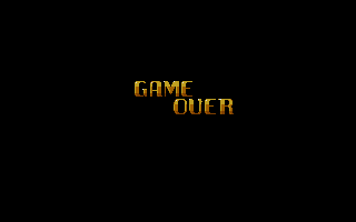 Magicland Dizzy (Atari ST) screenshot: Game over