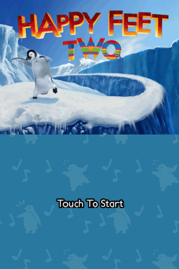 Happy Feet Two: The Videogame (Nintendo DS) screenshot: Title Screen