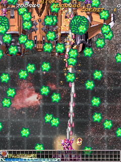 Muchi Muchi Pork! (Arcade) screenshot: Final boss phase 1
