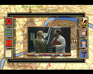 Sherlock Holmes: Consulting Detective (CDTV) screenshot: Watson goes looking for clues.