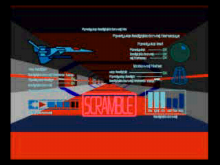 Starblade (PlayStation) screenshot: Scramble.