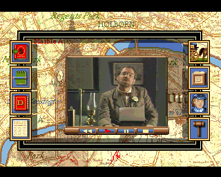 Sherlock Holmes: Consulting Detective (CDTV) screenshot: Close up of the Inspector.