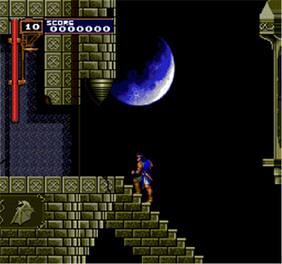Castlevania: Rondo of Blood (TurboGrafx CD) screenshot: Entrance to Dracula's Lair