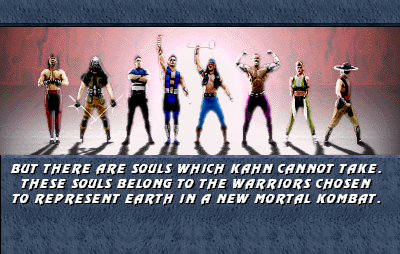 Mortal Kombat 3 (Arcade) screenshot: But there are souls which Kahn cannot take...