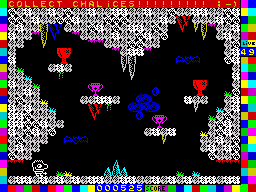 Mysterious Dimensions (ZX Spectrum) screenshot: Underground board 1