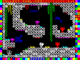 Mysterious Dimensions (ZX Spectrum) screenshot: Underground board 2