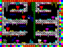 Mysterious Dimensions (ZX Spectrum) screenshot: Underground board 5