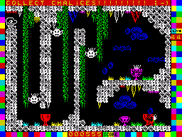 Mysterious Dimensions (ZX Spectrum) screenshot: Underground board 6