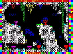 Mysterious Dimensions (ZX Spectrum) screenshot: Underground board 9