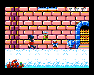 James Pond 2: Codename: RoboCod (Amiga) screenshot: Watch out for the toy solider!