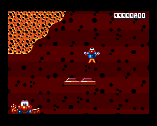 James Pond 2: Codename: RoboCod (Amiga) screenshot: Chocolate platform.