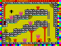 Mysterious Dimensions (ZX Spectrum) screenshot: Castle board 5