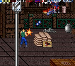 Screenshot of Riot (Arcade, 1992) - MobyGames