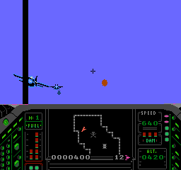 Airwolf (NES) screenshot: Enemies coming into view