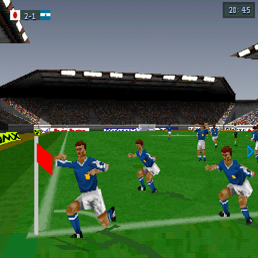 Kick Off World (PlayStation) screenshot: Wtf? Whatever. TOR!