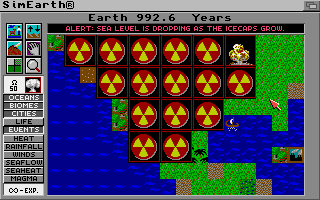 Simearth Graphics Screenshot of SimEarth: The Living Planet (Amiga, 1990) - MobyGames