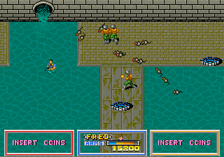 Bullet (Arcade) screenshot: The sewers are full of aggressive rats