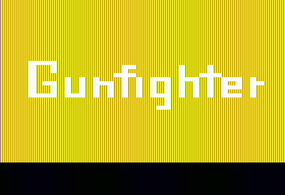Gunfight (Apple II) screenshot: About to start