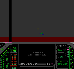 Airwolf (NES) screenshot: The sky is awfully dark