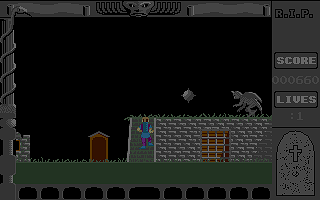 Night Walk (Amiga) screenshot: Gargoyle