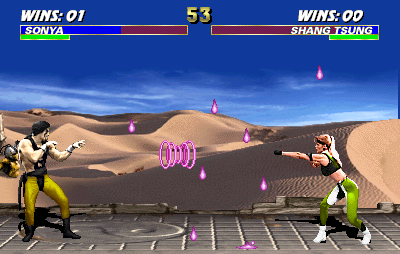 Ultimate Mortal Kombat 3 (Arcade) screenshot: Magic power