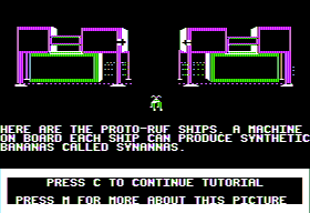 Run for the Money (Apple II) screenshot: More of the Tutorial