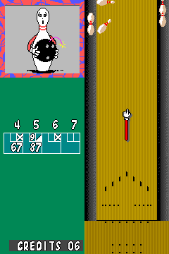 Bowl-O-Rama (Arcade) screenshot: STRIKE!