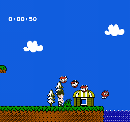 Kid Kool and the Quest for the Seven Wonder Herbs (NES) screenshot: Those enemies sure seem familiar