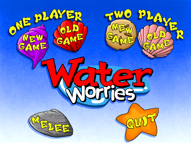 Freddi Fish and Luther's Water Worries (Windows) screenshot: Main menu