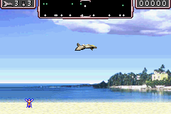 Defender (Game Boy Advance) screenshot: Protect the humans