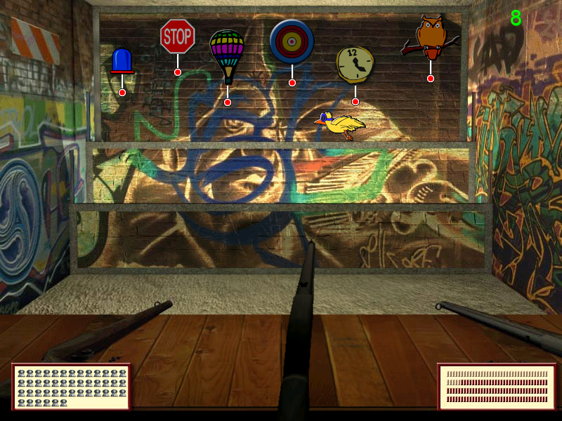 Randevu s neznakomkoy 3: Kurortnyi roman (Windows) screenshot: Shooting gallery mini-game