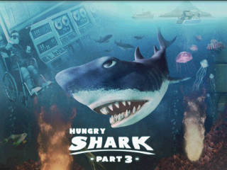 Hungry Shark: Part 3 (Android) screenshot: Title screen