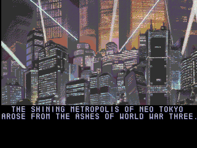 Akira (Amiga) screenshot: Story