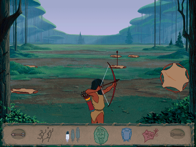 Screenshot of Disney's Animated Storybook: Pocahontas (Windows 3.x ...