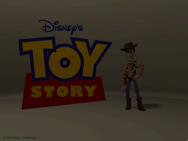 Disney's Animated Storybook: Toy Story (Windows 3.x) screenshot: Title screen