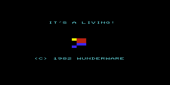 It's a Living! (VIC-20) screenshot: Title Screen